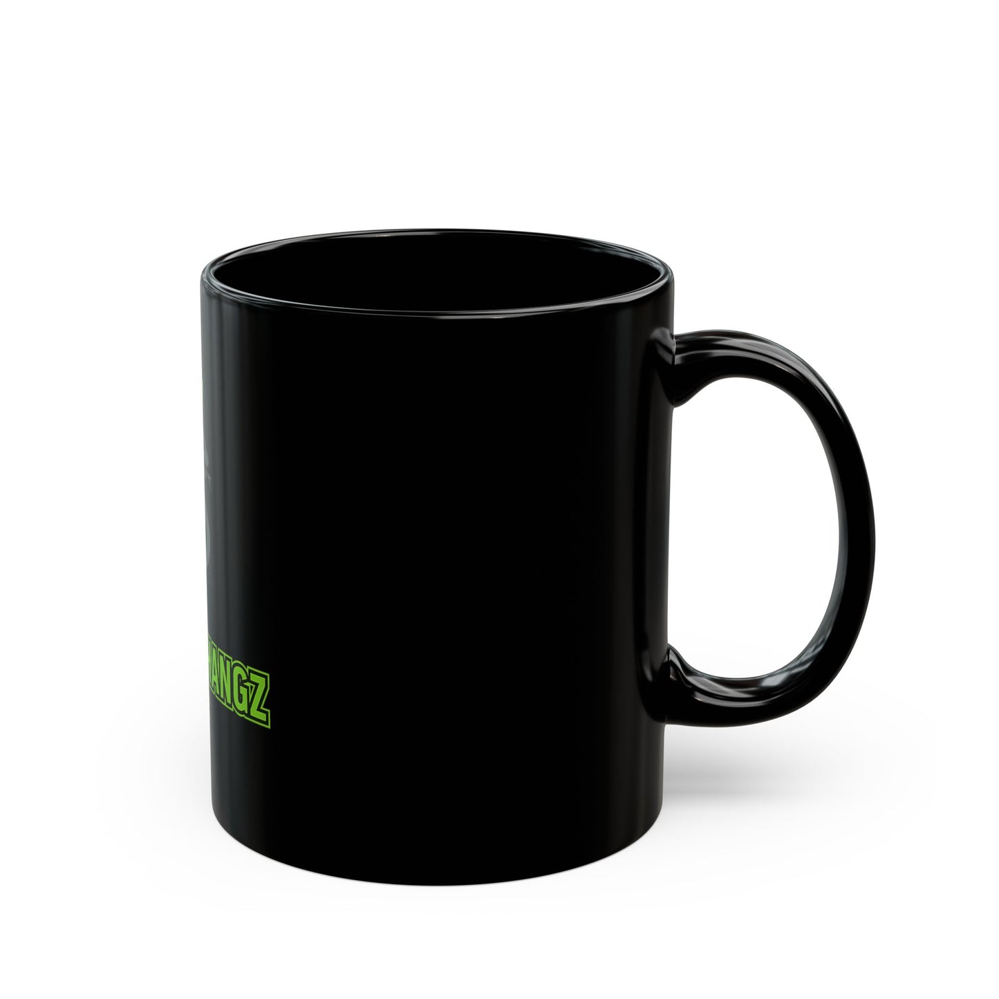 Herb-N-Thangz Black Mug - Personalized Coffee Cup for Coffee Lovers, Perfect Gift for Stoners and Plant Enthusiasts, 11oz or 15oz