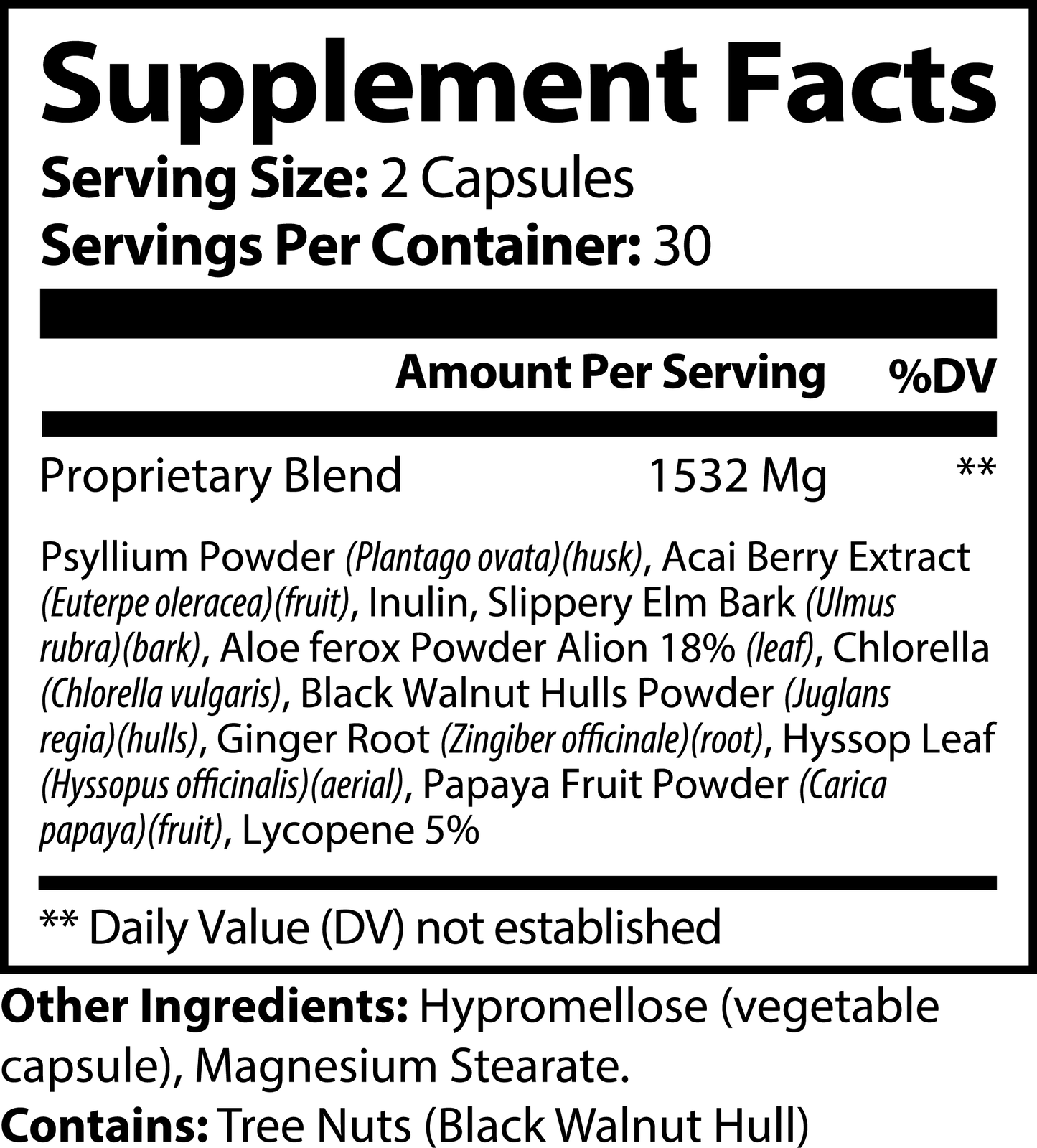Detox Support (Acai Berry Complex)