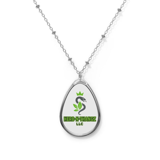 Elegant Custom Oval Necklace | Personalized Jewelry Gift for Her, Birthday Necklace, Anniversary, Fashion Accessory, Meaningful Keepsake