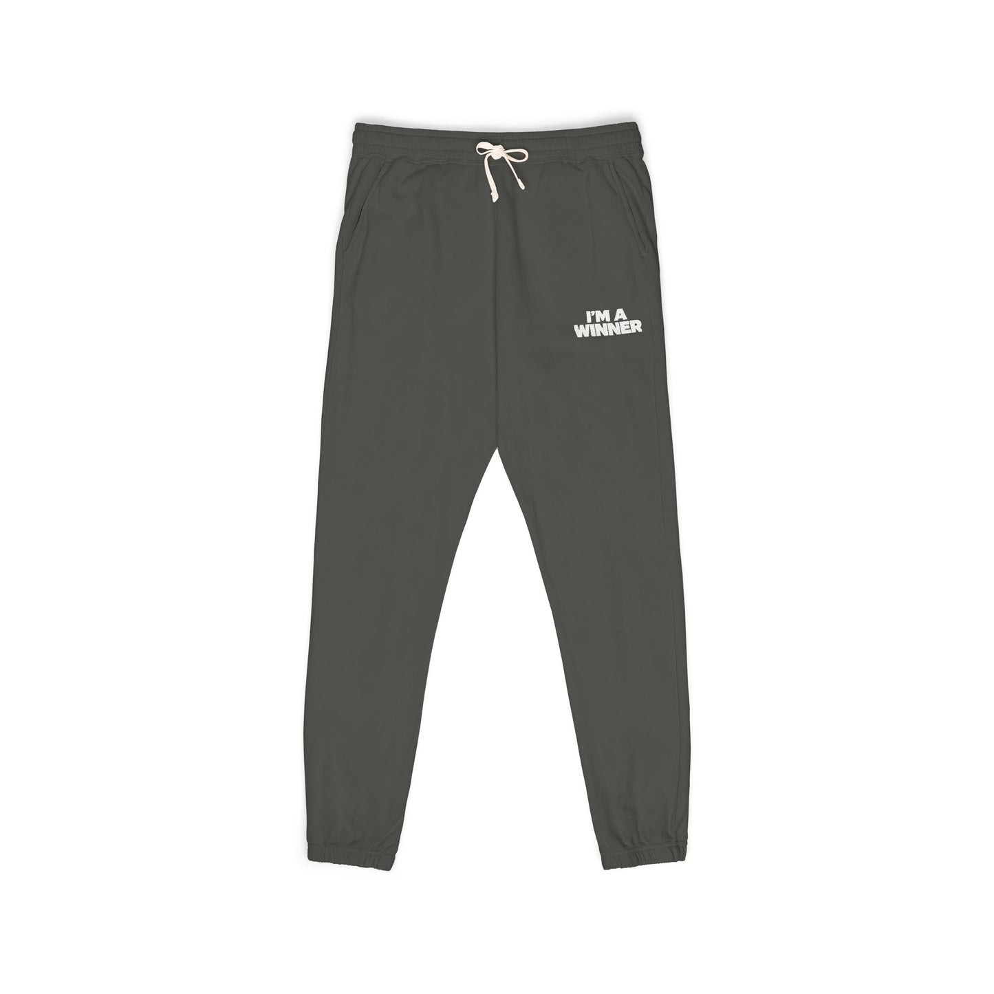 BLK MAMBA-Garment-Dyed Fleece Sweatpants
