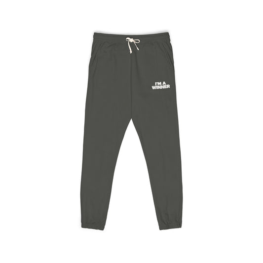 BLK MAMBA-Garment-Dyed Fleece Sweatpants