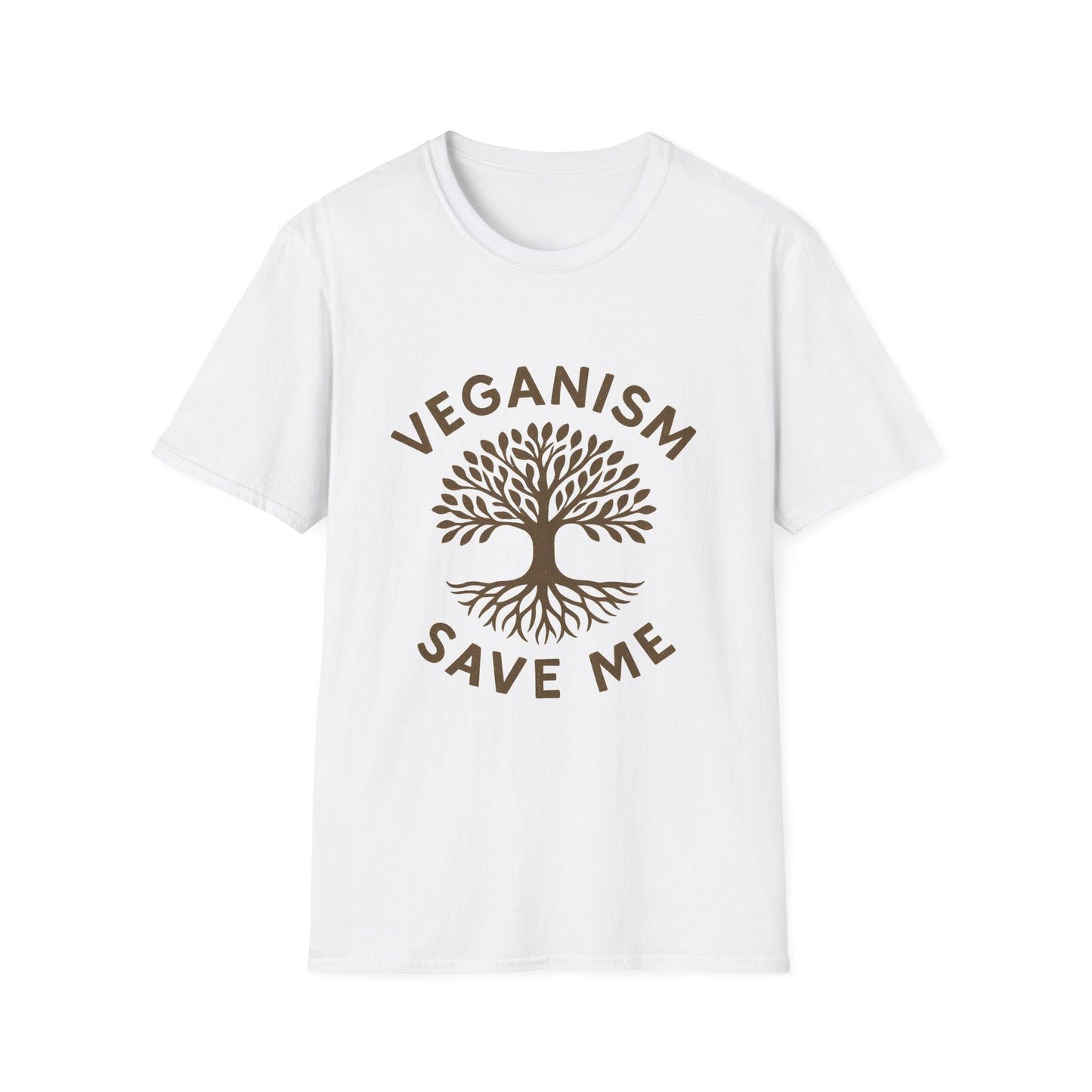 Veganism Save Me Unisex Softstyle T-Shirt, Eco-Friendly Tee, Plant-Based Apparel, Gift for Vegans, Casual Lifestyle Wear