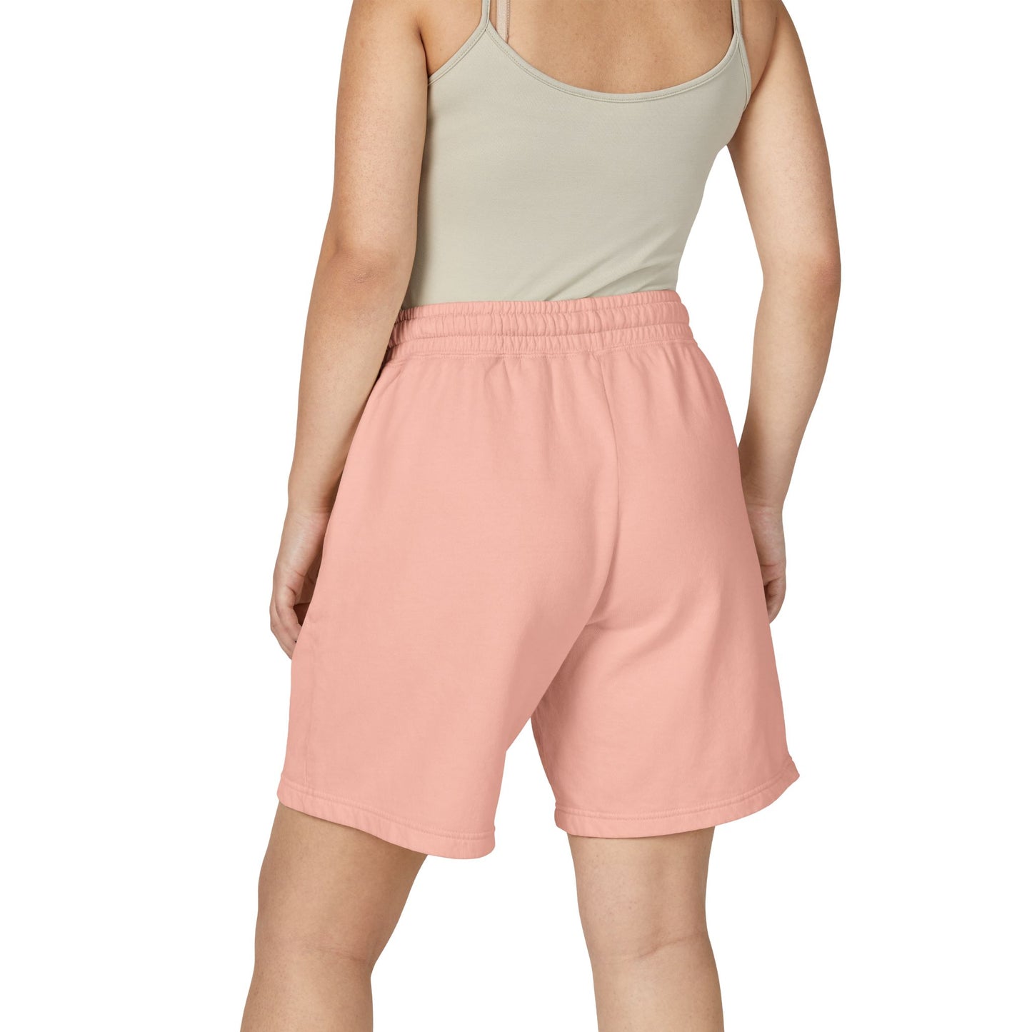 BLK MAMBA-Dyed Lightweight Fleece Sweat Shorts