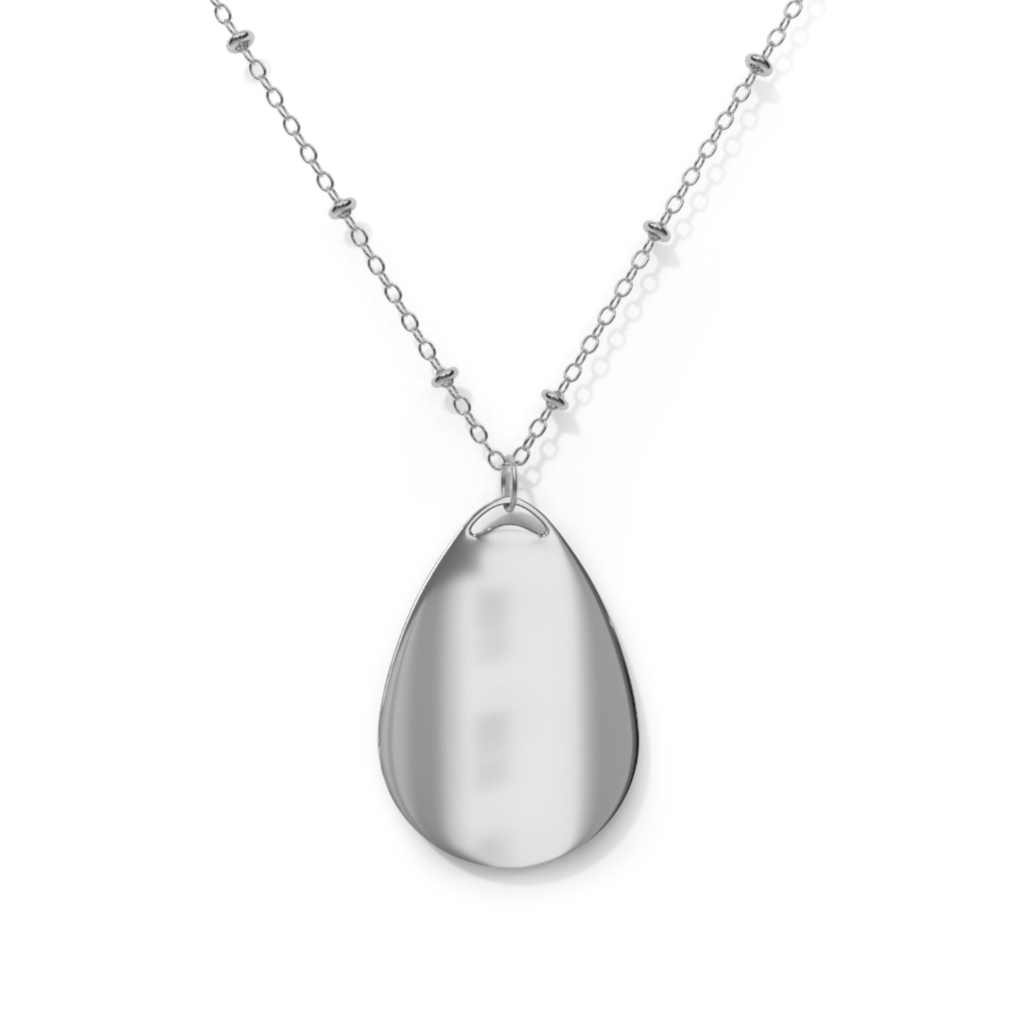 Elegant Custom Oval Necklace | Personalized Jewelry Gift for Her, Birthday Necklace, Anniversary, Fashion Accessory, Meaningful Keepsake