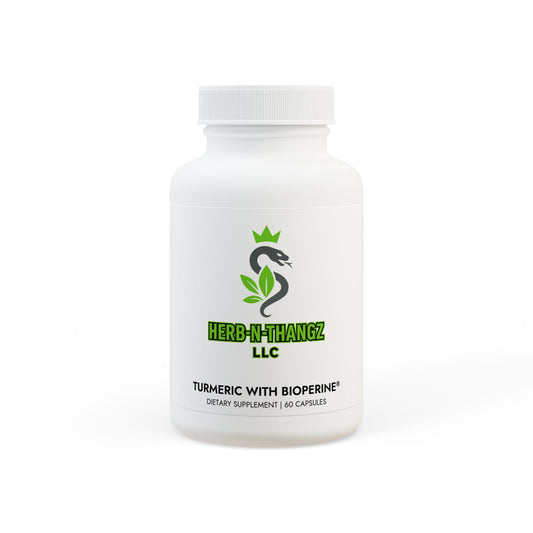Turmeric with BioPerine® (Black Pepper Fruit Extract) Supplement (60 Capsules)